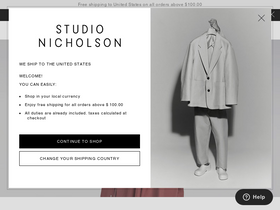 'studionicholson.com' screenshot