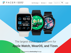 'facer.io' screenshot