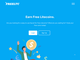 'freeltc.io' screenshot