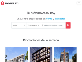 'properati.com.pe' screenshot