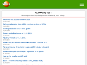 'cekos.rs' screenshot