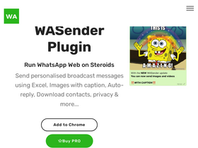 'wasender.com' screenshot