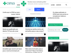 'opas.org.br' screenshot