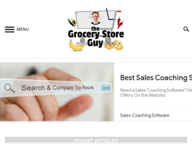 'thegrocerystoreguy.com' screenshot