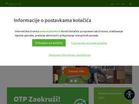 'otpbanka.hr' screenshot