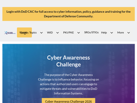 'cyber.mil' screenshot