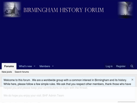 'birminghamhistory.co.uk' screenshot