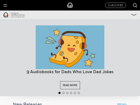'penguinrandomhouseaudio.com' screenshot
