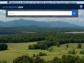 'dutchessny.gov' screenshot