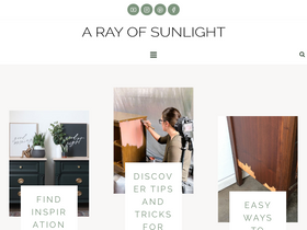 'arayofsunlight.com' screenshot