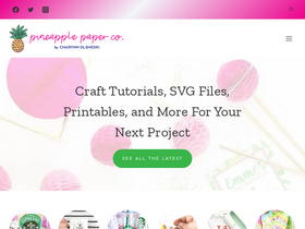 'pineapplepaperco.com' screenshot