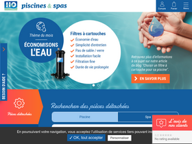 'h2o-piscines-spas.com' screenshot