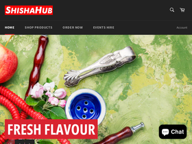 shishahub.com.au homepage screenshot
