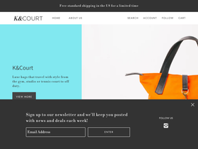 kandcourt.com homepage screenshot