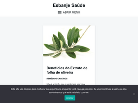 'esbanjesaude.top' screenshot