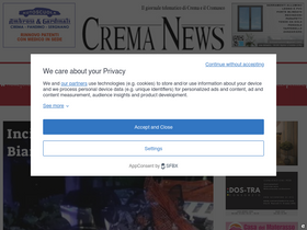 'crema-news.it' screenshot