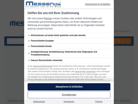 'messen.de' screenshot