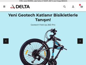 'deltabisiklet.com' screenshot