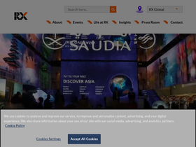 'reedexpo.com' screenshot