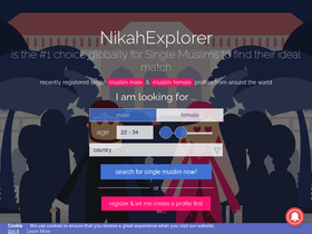 'nikahexplorer.com' screenshot