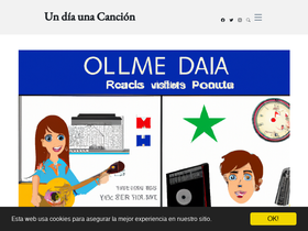 'undiaunacancion.es' screenshot