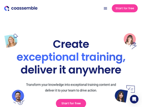 'coassemble.com' screenshot