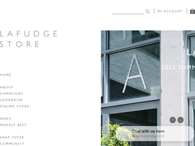 'lafudgestore.com' screenshot