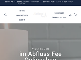 abflussfee.com homepage screenshot