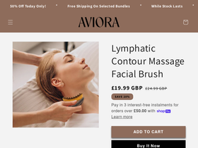 Aviora website screenshot