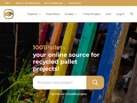 '1001pallets.com' screenshot