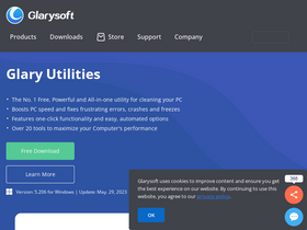 'glarysoft.com' screenshot