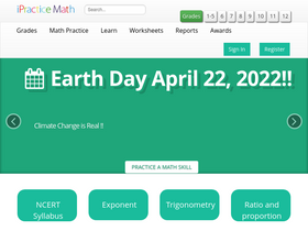 'ipracticemath.com' screenshot