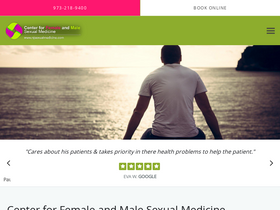 'njsexualmedicine.com' screenshot