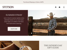 'stetson.com' screenshot