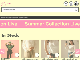 kiyoworetail.com homepage screenshot