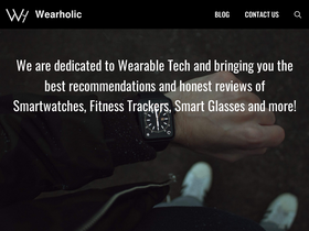 'wearholic.com' screenshot