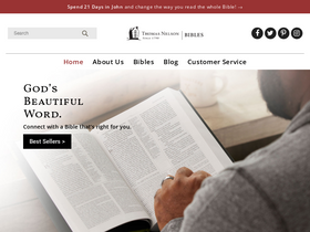 'thomasnelsonbibles.com' screenshot