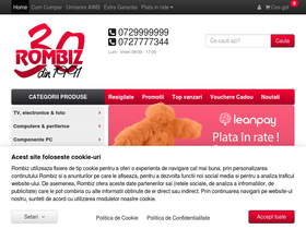 'rombiz.ro' screenshot