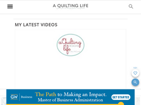 'aquiltinglife.com' screenshot