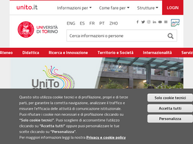 'unito.it' screenshot