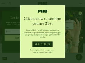 'prestonhempco.com' screenshot
