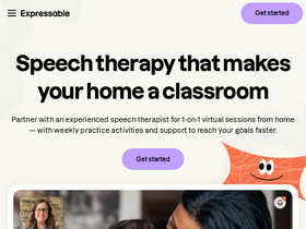 'expressable.com' screenshot