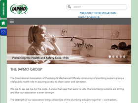 'iapmo.org' screenshot