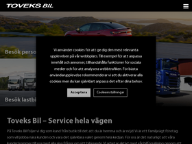 'toveksbil.se' screenshot