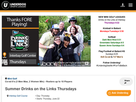 'underdogseattle.com' screenshot