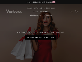 Ventivio homepage screenshot