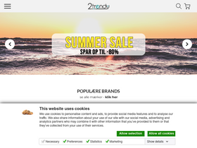 '2trendy.dk' screenshot