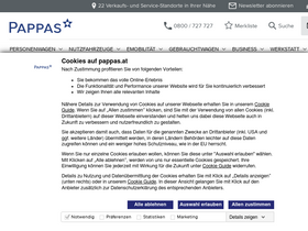 'pappas.at' screenshot