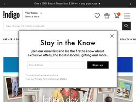'indigo.ca' screenshot