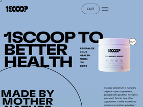 1scoop.com homepage screenshot
